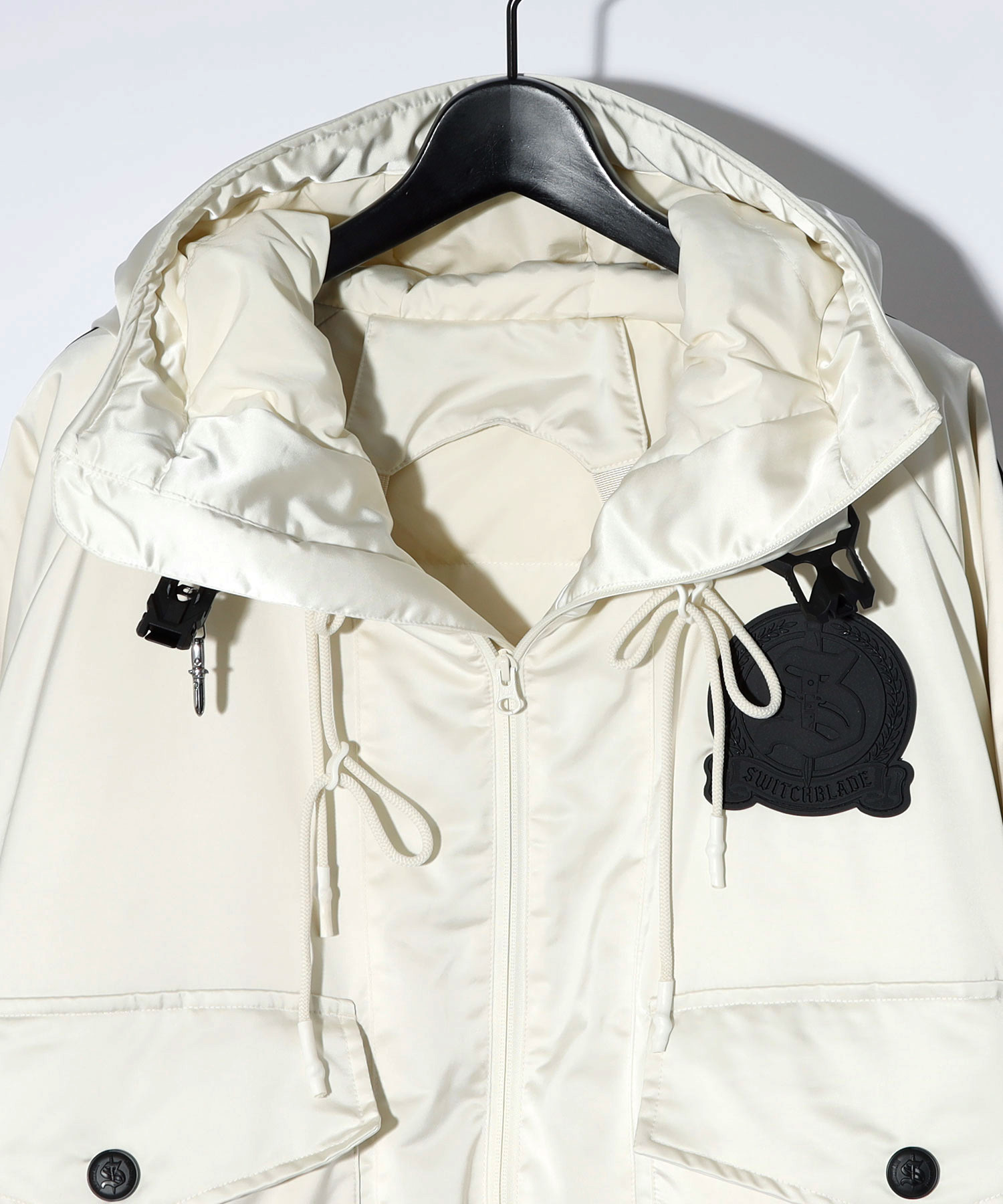 OVERSIZED HOODED DOWN JK w/ SB BUCKLE