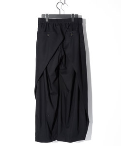 SHROUD DRAPED WIDE PANTS