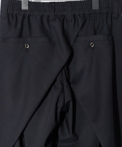 SHROUD DRAPED WIDE PANTS