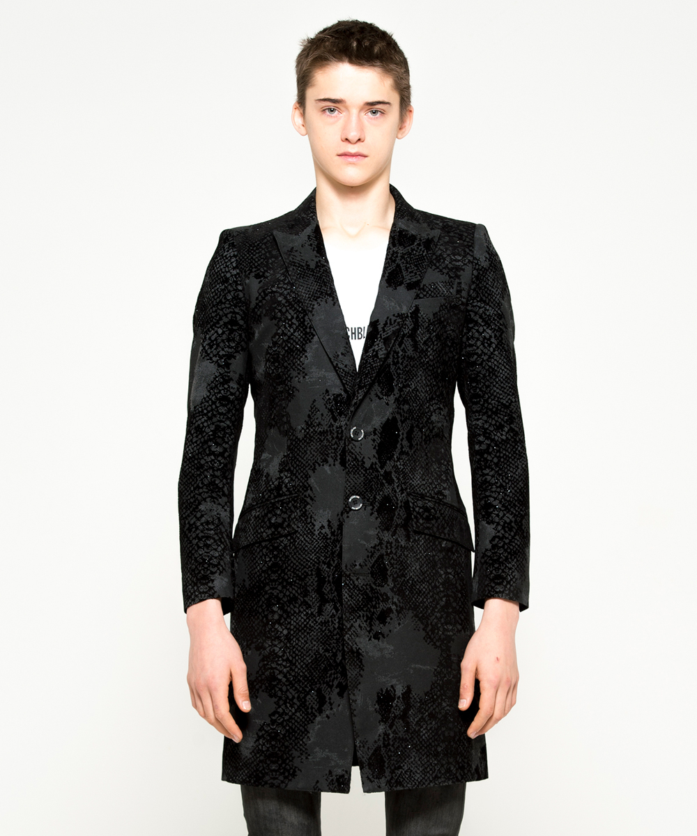 CLOUD FLOCKING LONG JACKET