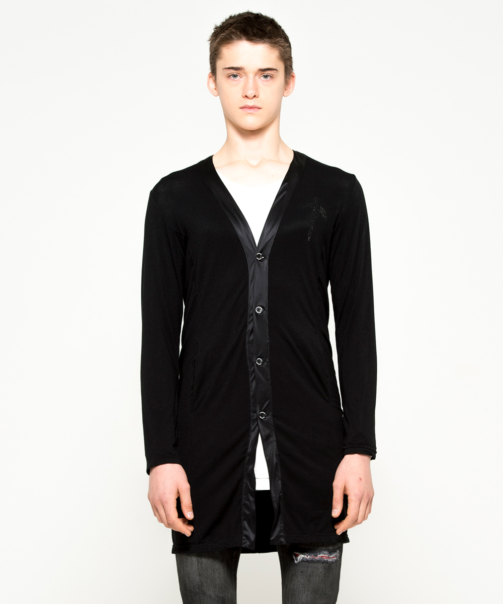 ARCH LOGO BACK METAL CARDIGAN