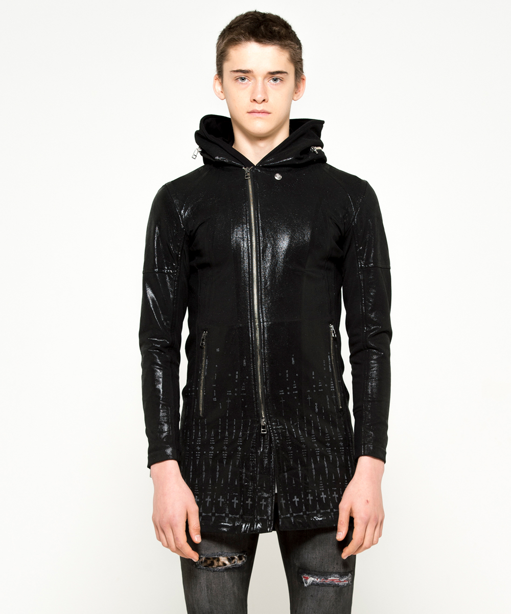 COATING HOOD ZIP PARKA