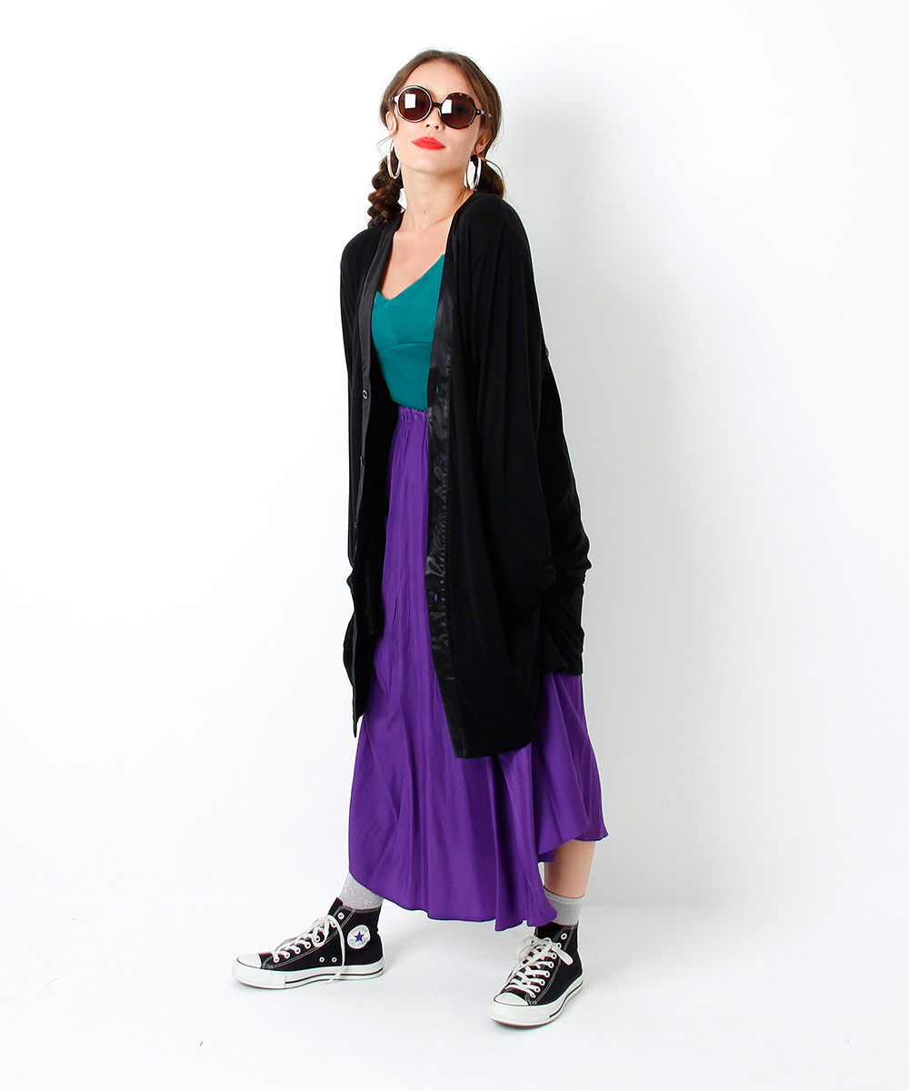 ARCH LOGO BACK METAL CARDIGAN