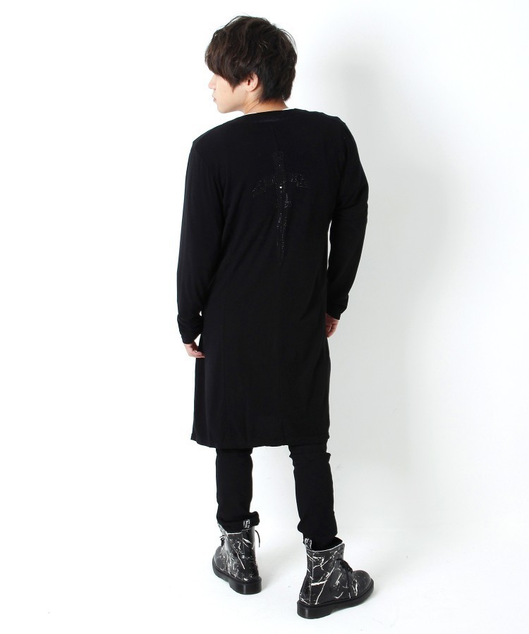 ARCH LOGO BACK METAL CARDIGAN