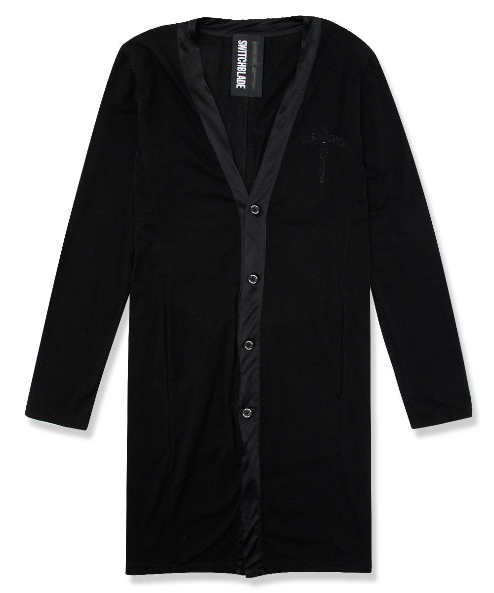 ARCH LOGO BACK METAL CARDIGAN