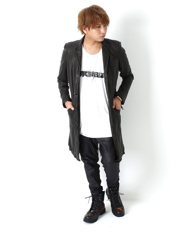LEATHER LONG JACKET
