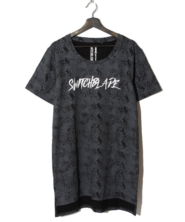 SNAKESKIN PATTERN TEE