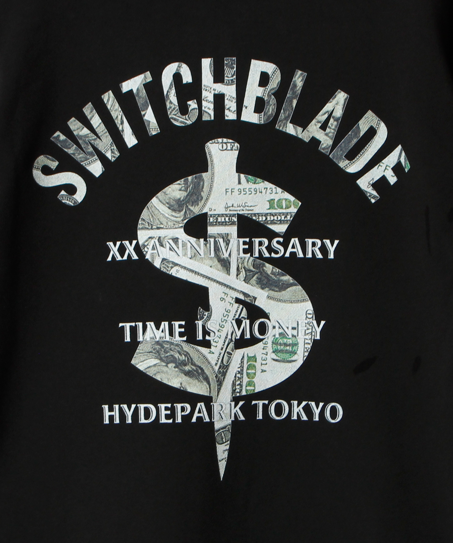 HYDE x SWITCHBLADE XX ANNIVERSARY HYDEPARK TOKYO PARKA [BLACK 