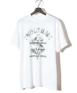 HYDE x SWITCHBLADE XX ANNIVERSARY HYDEPARK TOKYO TEE [WHITE]