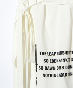 SARROUEL WIDE SHORT PT [WHITE]