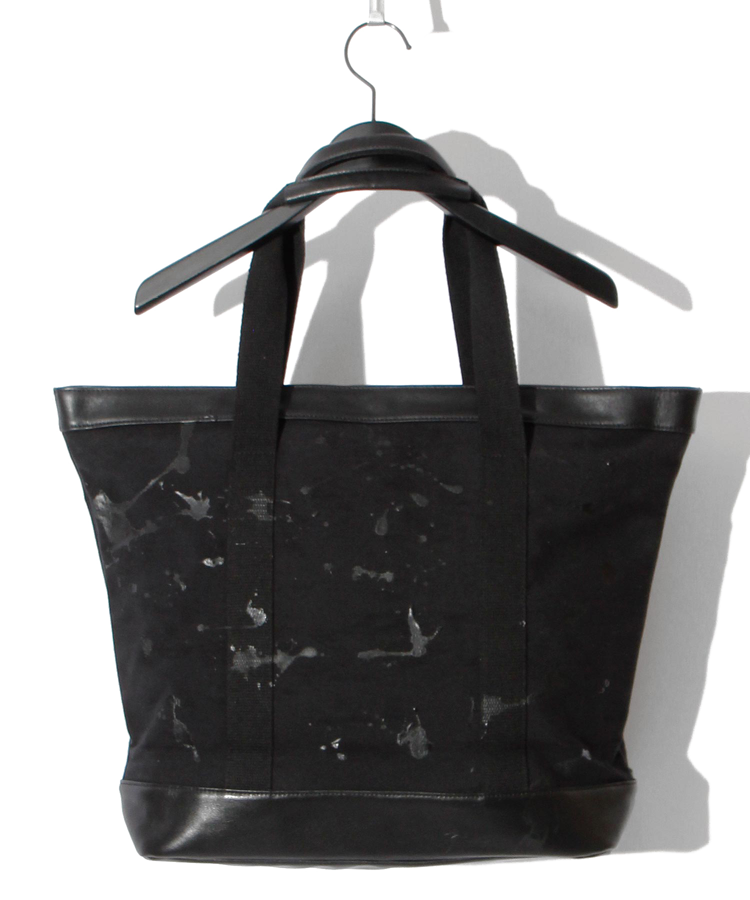SPLASH CANVAS TOTE BAG BK (with POUCH)